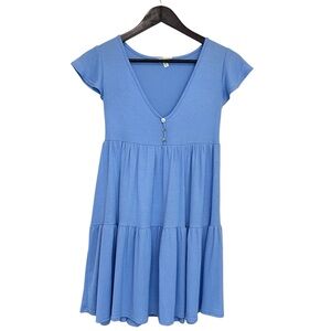 See You Monday Tiered Mini Dress - Size XS
